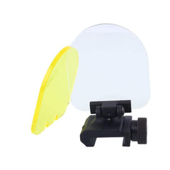 HATSEN yellow polycarbonate lens included for quick glare control and visibility