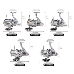 HAUT TON spinning reel drag-system delivers smooth stopping power in fights