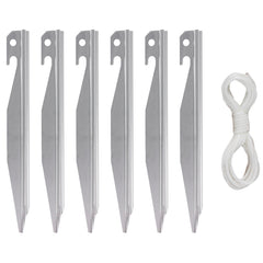 Haute Decor tent stake rope kit enables quick tethering for tents and displays.