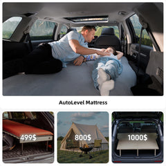 Havnby AutoLevel built-in pump inflates, deflates, and charges devices for convenience.