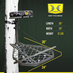 Hawk Hang-On's silent setup avoids noise for stealthy hunts.