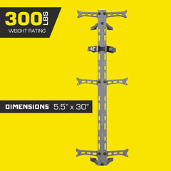 Hawk Helium climbing sticks open extended for stable climbing reach