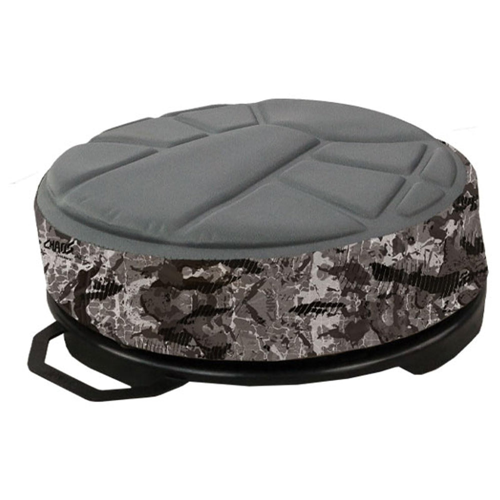 Hawk memory foam bucket seat attached to a bucket for comfortable support.