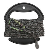 HAWK PERFORMANCE 4mm braided rope in camouflage for secure treestand setup.