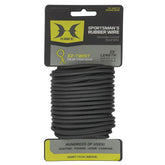 Hawk Sportsman's Rubber Coated Steel Wire 25ft length in black