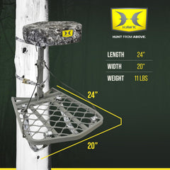 Hawk Ultra Lite Hang-On uses non-metallic washers to reduce noise.