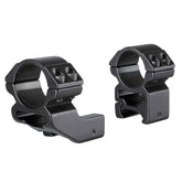 Hawke extension ring mount two-piece setup for secure 1 inch scope mounting.