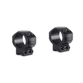 Hawke tactical ring mounts fitted to a 9-11mm dovetail rail for secure alignment