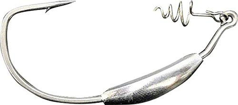 Hayabusa EC952 wide-gap screw-lock hook with tapered bait keeper for easy worm setup.