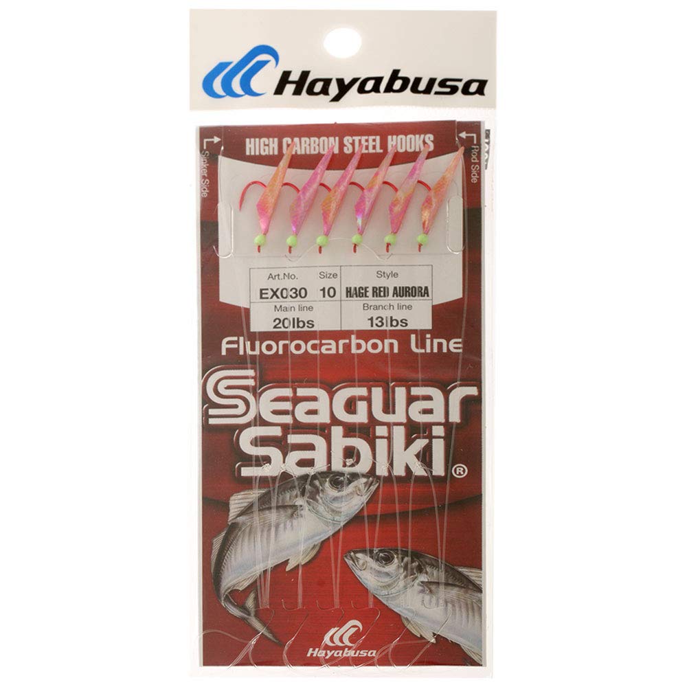 Hayabusa EX030-10 Sabiki rig pose highlights durable design for deep-water fishing