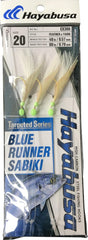 Hayabusa EX300 feather and yarn detail enhances bait presentation.