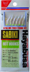 Hayabusa S-068AE-10 sabiki hook white ready for deep-water mackerel and herring catches