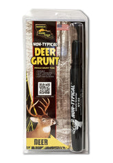 Haydel's NT-02 buck call in inhale grunt action for realistic deer communication