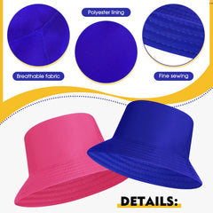 Haysandy solid bucket hat bulk pack purple color