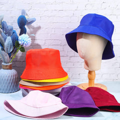 Haysandy solid bucket hat bulk pack black color