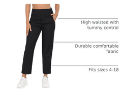 HDE travel pants lightweight breathable fabric for all-day comfort
