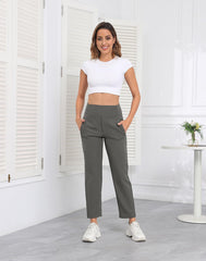 HDE straight-leg travel pants suitable for office and outdoors