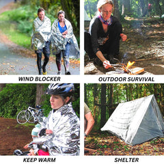 HealthyLine emergency blanket backpack-ready form for outdoor adventures.