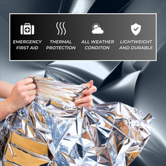 HealthyLine camping blanket keeps you warm on chilly nights outdoors.
