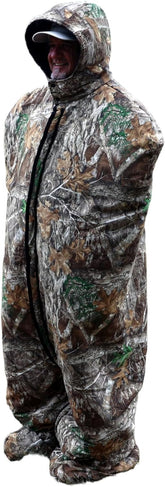 Heater Body Suit Xtreme on a hunter stand provides all-day warmth