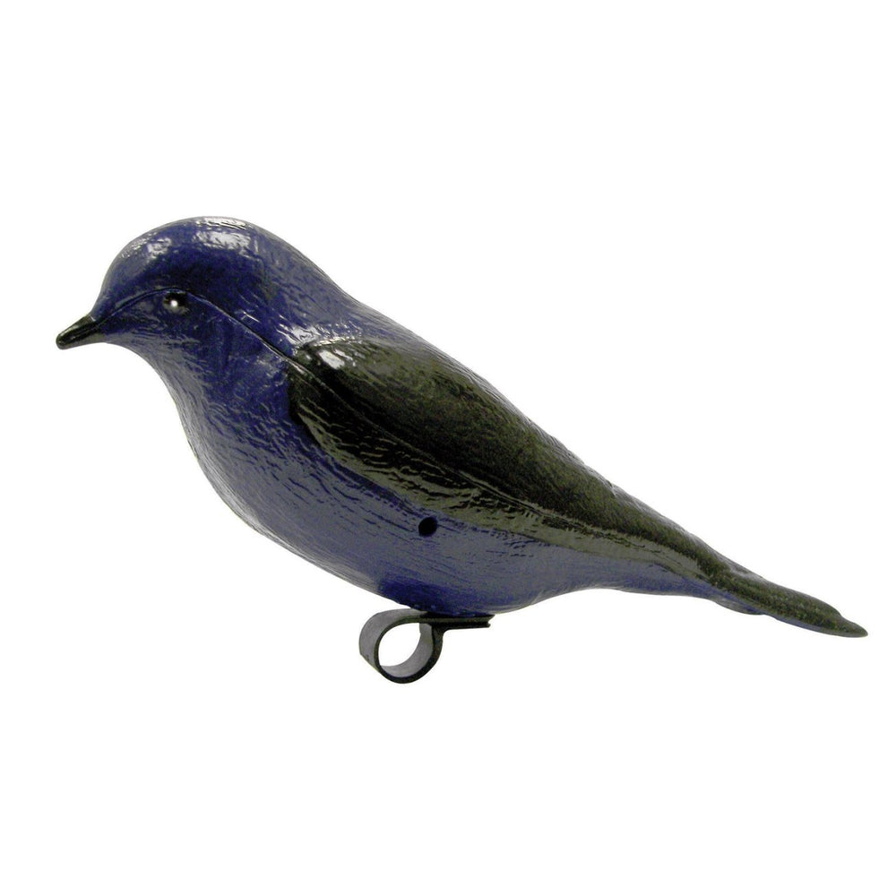 Heath PMD-1 Deluxe Painted Purple Martin Decoy with Mount - Black, front view