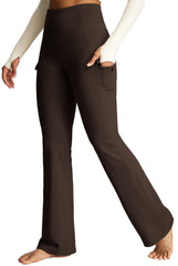 Heathyoga cargo pants fleece-lined waistband detail for warmth on cold hikes.