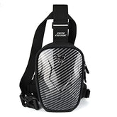 Hebetag motorcycle drop leg bag side zip pocket for quick access on rides.