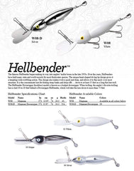 Heddon Magnum Hellbender trolling setup reaches deep structure with wide wobble.