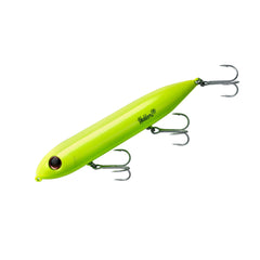 Heddon Super Spook Chartreuse topwater lure – 5 inch, 7/8 oz