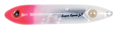 Close-up of rugged hardware on Heddon Super Spook Jr. lure for durability