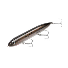 Heddon Super Spook topwater lure front view showing sturdy hardware for tough strikes