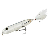 Heddon Super Zara Spook clear front view highlights stealthy topwater profile