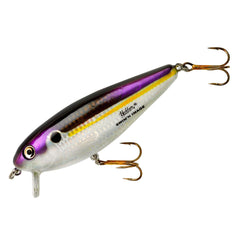 Heddon Swim'N Image lure in shallow water, wide wobble for river riffles.