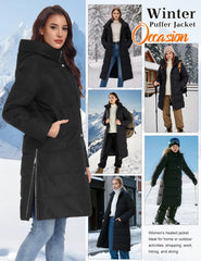 HEEKPEK jacket back view highlights full-body warmth coverage