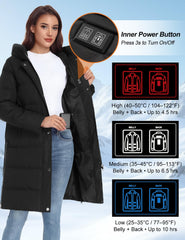 HEEKPEK interior pocket with battery access for easy warmth control