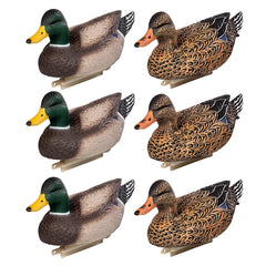 Heerweiyi mallard-duck-6-pack water-scene demonstrates realistic feathering for convincing decoy use.