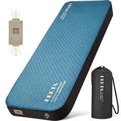 HEETA self-inflating sleeping pad with electric pump ready for quick campsite setup
