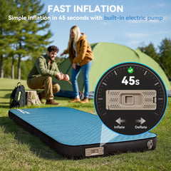 HEETA ultra-thick memory foam sleeping pad delivers cloud-like comfort