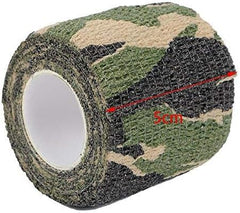Heiegdr Self-Adhesive Camo Tape on bicycle frame for stealth wrap.