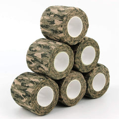 Heiegdr camo tape grass pattern roll close-up, ideal for gear camouflage