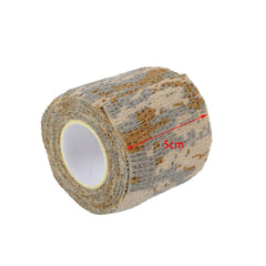 Heiegdr self-adhesive camo tape on a bottle—secure, lightweight protection.