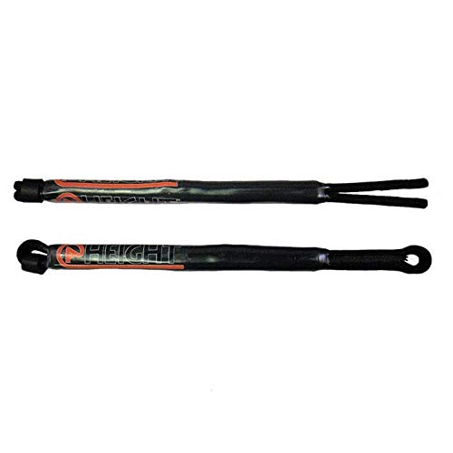 Height Bio-MD Rope Wrench tether with double-leg setup for secure rope handling during climbs.