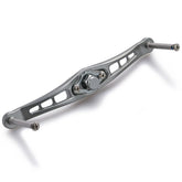 HEIGHTEN 92mm silver fishing reel handle for Shimano/Daiwa - front view