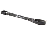 Heininger Advantage top tube adapter installed on a bike rack for secure transport