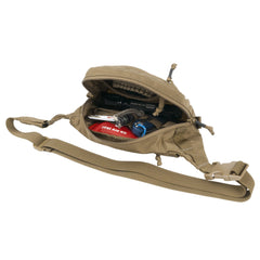 Helikon-Tex Possum waist pack black side MOLLE view for modular options