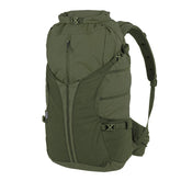 Helikon-Tex Summit Backpack olive green, front view with quick-access pocket for essentials.