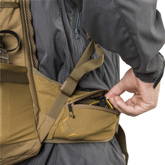 Helikon-Tex Summit Backpack Shadow Grey side pocket offers easy on-the-go storage