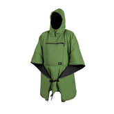 Helikon-Tex Swagman Roll Poncho Grass Green unfolded for versatile shelter