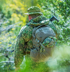 Helikon-Tex Urban Line Raider back view shows padded support for comfort