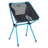 Helinox Café Chair collapsible dining chair for portable comfort at camp or backyard.